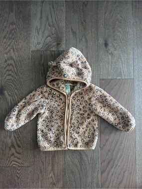 Little Me Size 12 month Girl's Sherpa Fleece Jacket